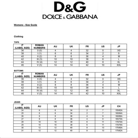 dolce gabbana size chart jeans|Dolce & Gabbana denim jeans.